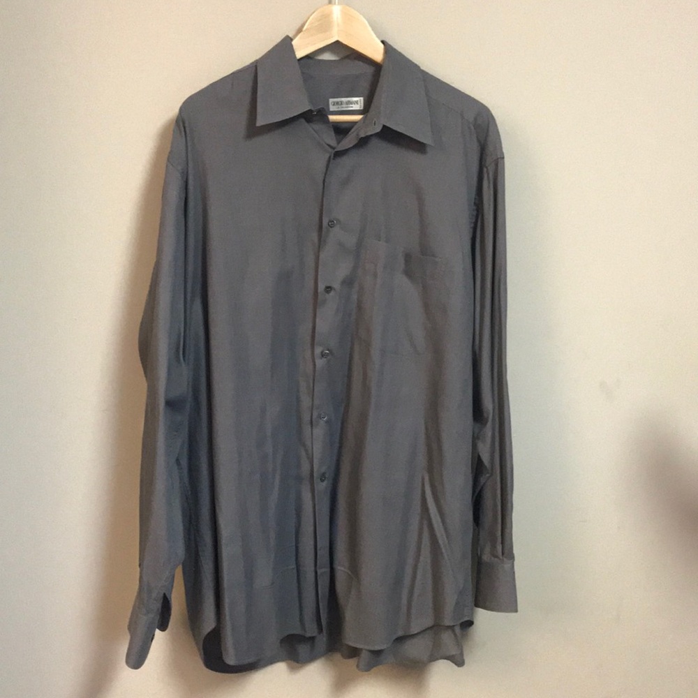 Giorgio Armani Men’s Dress Shirt 17 1/2 44 L